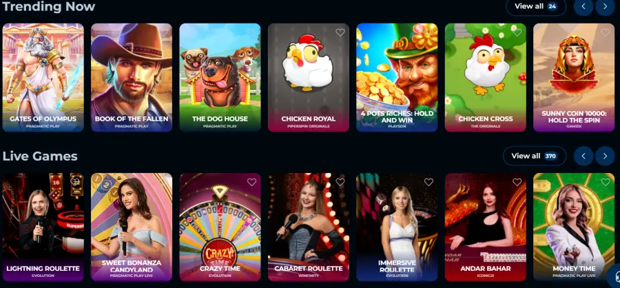 Piperspin casino